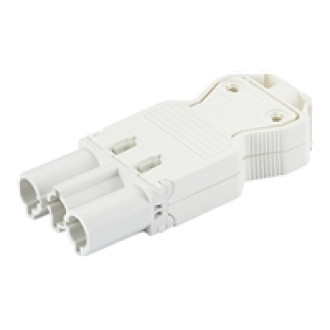 BACHMANN Gerätestecker GST18/3 weiss