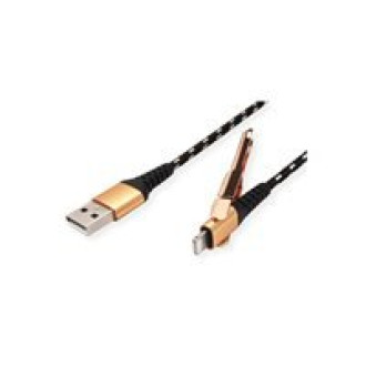 ROLINE GOLD USB 2.0 Sync- & Ladekabel 1m