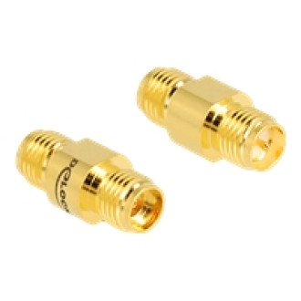 DELOCK Adapter RP-SMA Buchse zu SMA Buchse