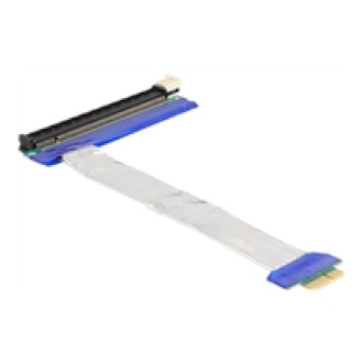DELOCK Riser Karte PCI Express x1 Stecker zu x16 Slot mit Kabel 20cm