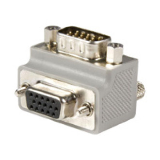STARTECH.COM Right Angle VGA Adapter - Right Angle VGA to VGA - Male/Female - Type 2 - Male VGA to Female VGA GC1515MFRA2