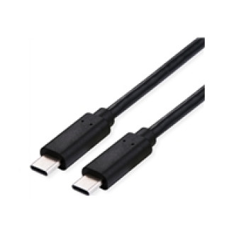 ROLINE USB4 Gen2x2 Kabel C-C ST/ST 20Gbit/s 240W schwarz 2m