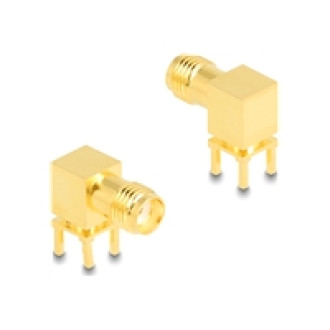 DELOCK Adapter SMA Buchse 90 PCB HBI59-1