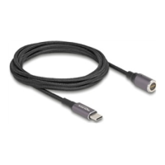 DELOCK Notebook Ladekabel USB Type-C Stecker zu magnetischem 8 Pin Konnektor 1,8m