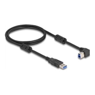 DELOCK USB 5 Gbps Kabel Typ-A Stecker zu Typ-B Stecker 90 rechts gewinkelt 1m