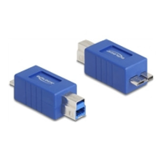 DELOCK USB 5 Gbps Adapter USB Typ-B Stecker zu USB Micro-B Stecker gekreuzt