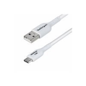 STARTECH.COM 3m USB-A auf USB-C Ladekabel USB-A auf Typ-C Ladekabel 3A Schnellladekabel USB 2.0 Datenubertragung Weiss