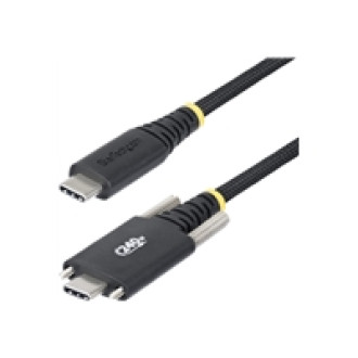 STARTECH.COM 2m USB-C-Ladekabel Schraubensicherung 240W 5A PD EPR Laptop-Ladekabel Nylon Geflochten USB-IF zertifiziert