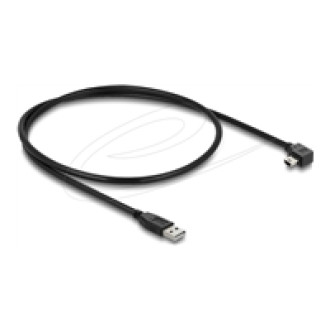 DELOCK USB 2.0 Kabel Typ-A Stecker zu Typ Mini-B Stecker rechts gewinkelt 0,5m