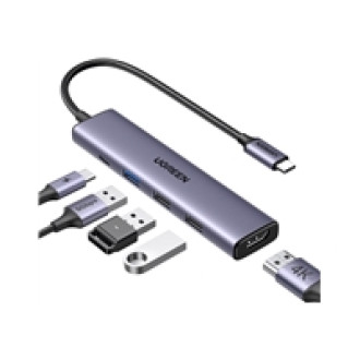 UGREEN CM478 5-in-1 100W PD USB-C Hub 1x HDMI 1x USB-C PD IN 2x USB-A 2.0 1x USB-A 3.0