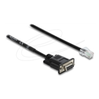 DELOCK Seriell RS-232/422/485 Adapterkabel Sub-D 9 Buchse zu RJ45 Stecker 2m