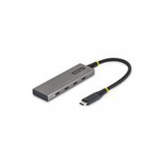 STARTECH.COM 4-Port USB-C Hub 10Gbps 100W Power Delivery 4x USB-C Ports Überstromschutz PCR-Aluminium für MacBook Dell ThinkPad HP
