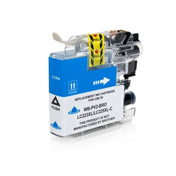 Set consisting of Ink cartridge (alternative) compatible with Brother LC225XLY yellow, LC225XLM magenta, LC225XLC cyan - Save 6%