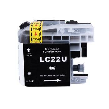 Cartouche d'encre (alternative) compatible with Brother LC22UBK black