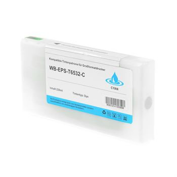 Cartouche d'encre (alternative) compatible with Epson C13T653200 cyan