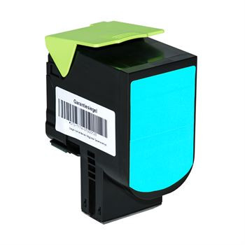 Toner cartridge (alternative) compatible with Lexmark 80C20C0 cyan