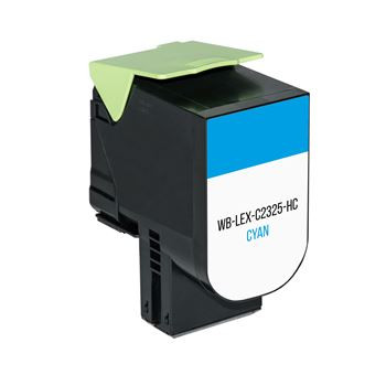 Toner cartridge (alternative) compatible with Lexmark C2320C0 cyan