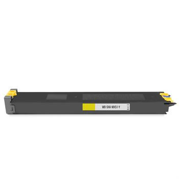 Toner cartridge (alternative) compatible with Sharp MX51GTYA yellow