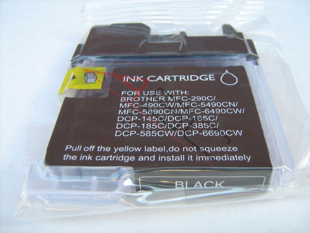 Ink cartridge (alternative) compatible with Brother LC1100 black