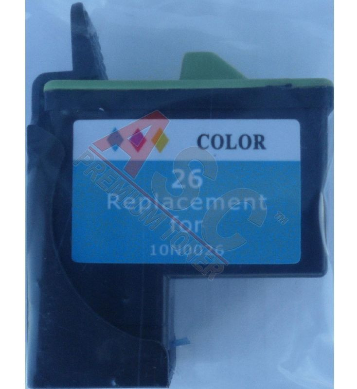 Ink cartridge (alternative) compatible with Lexmark 010N0026E  No. 26 tricolor