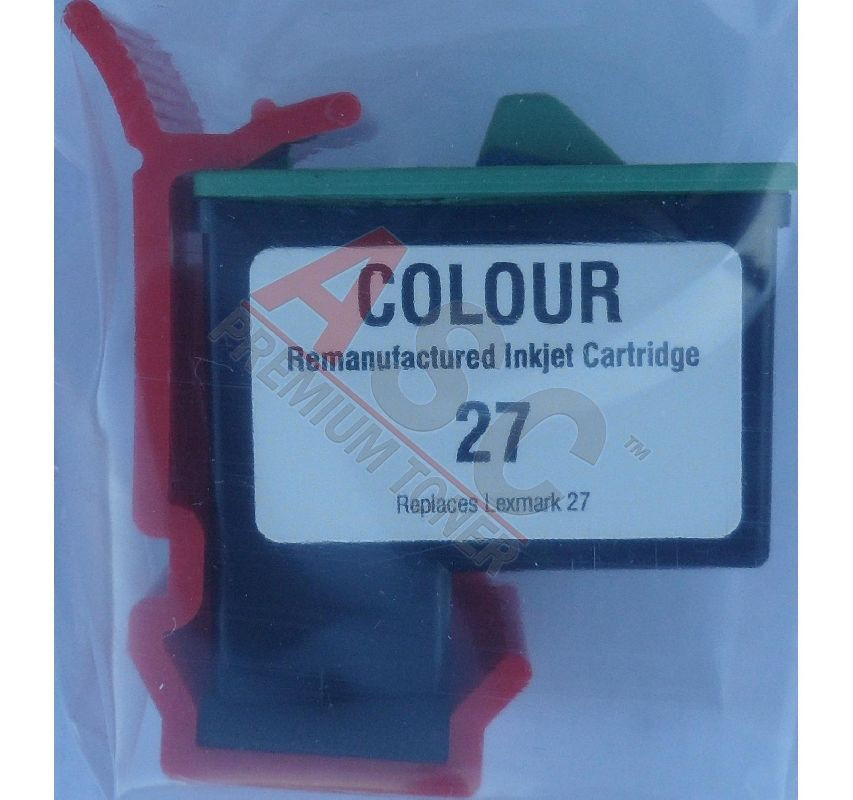 Ink cartridge (alternative) compatible with Lexmark 010N0227E  No. 27 tricolor