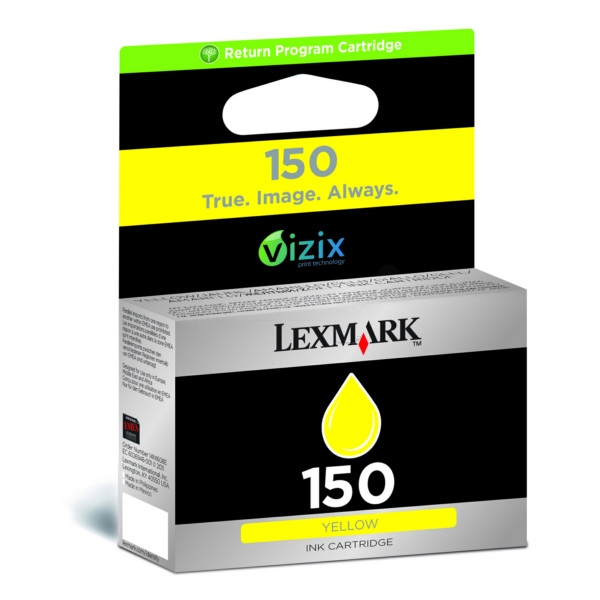 Original Ink cartridge yellow Lexmark 0014N1610E/150 yellow