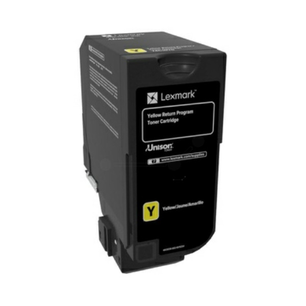 Original Toner yellow Lexmark 0074C2SY0 yellow
