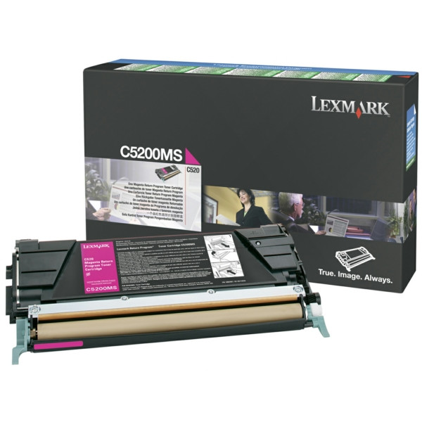 Original Toner magenta Lexmark 00C5200MS magenta