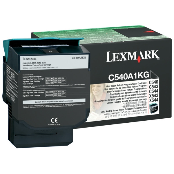 Original Toner black Lexmark 00C540A1KG black