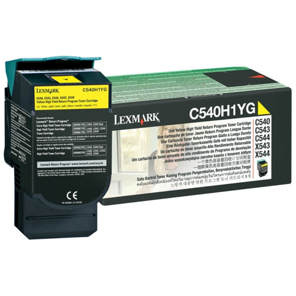 Original Toner yellow Lexmark 00C540H1YG yellow