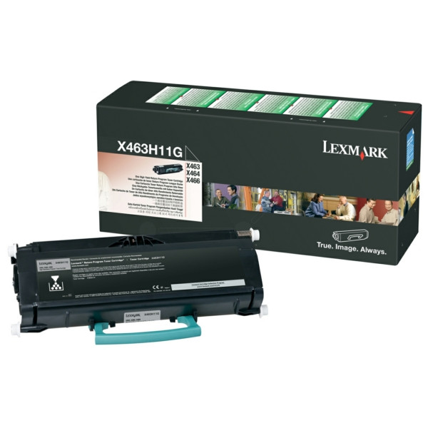 Original Toner black Lexmark 00X463H11G black