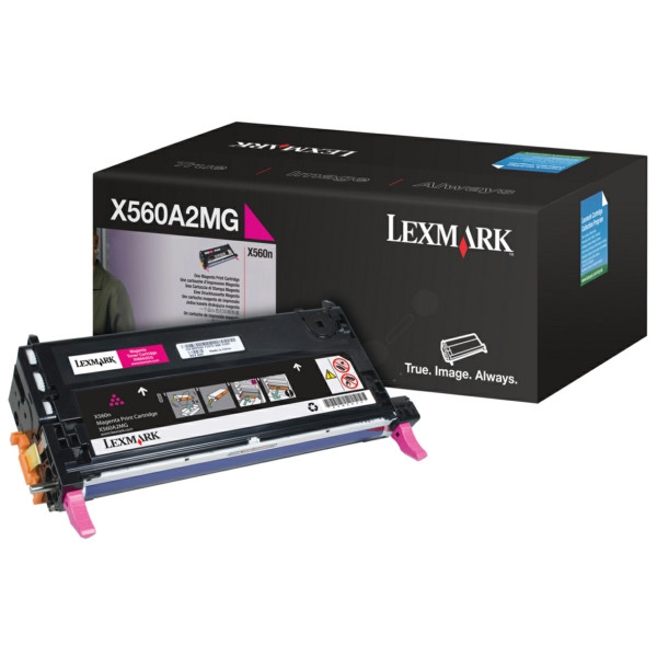 Original Toner magenta Lexmark 00X560A2MG magenta