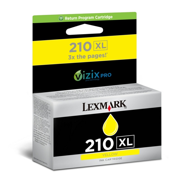 Original Printhead cartridge yellow Lexmark 14L0177E/210XL yellow