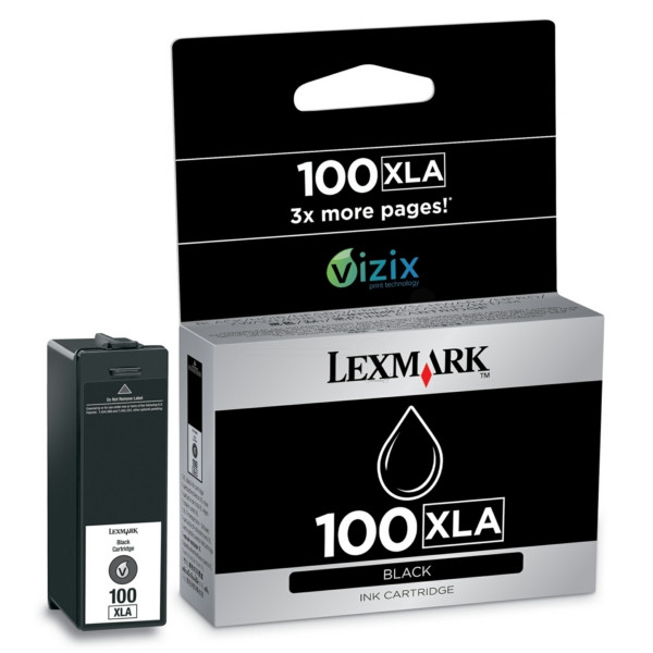 Original Ink cartridge black Lexmark 14N1092E/100XLA black