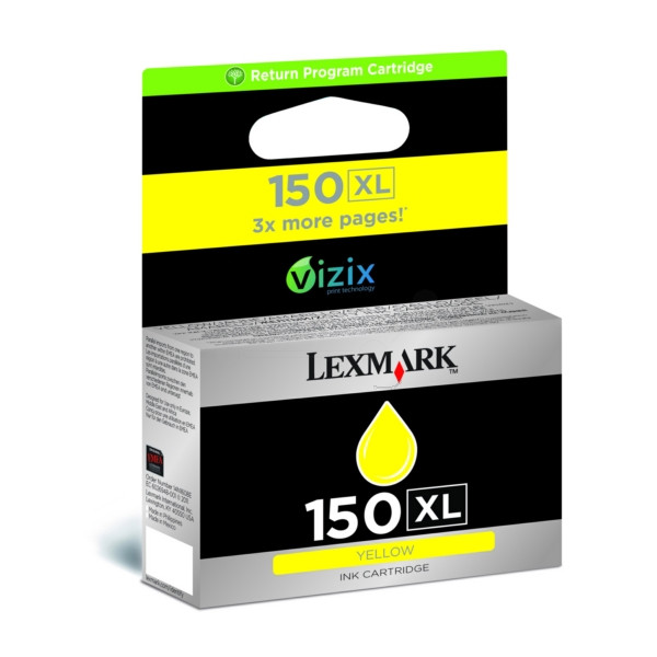 Original Ink cartridge yellow Lexmark 14N1618E/150XL yellow