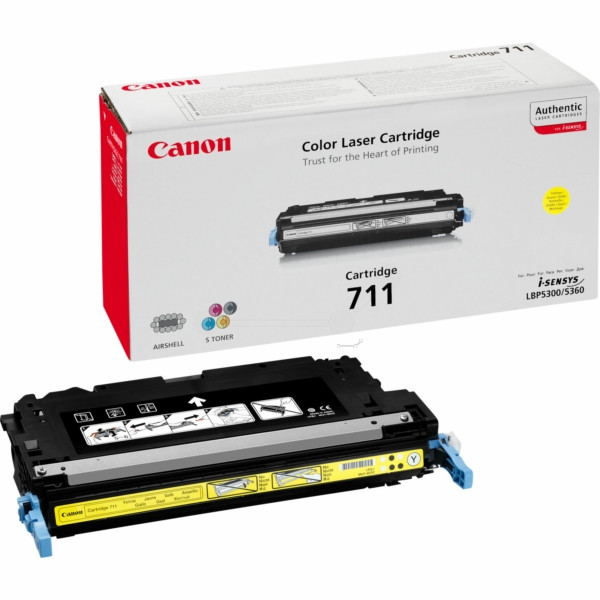 Original Toner yellow Canon 1657B002/711Y yellow