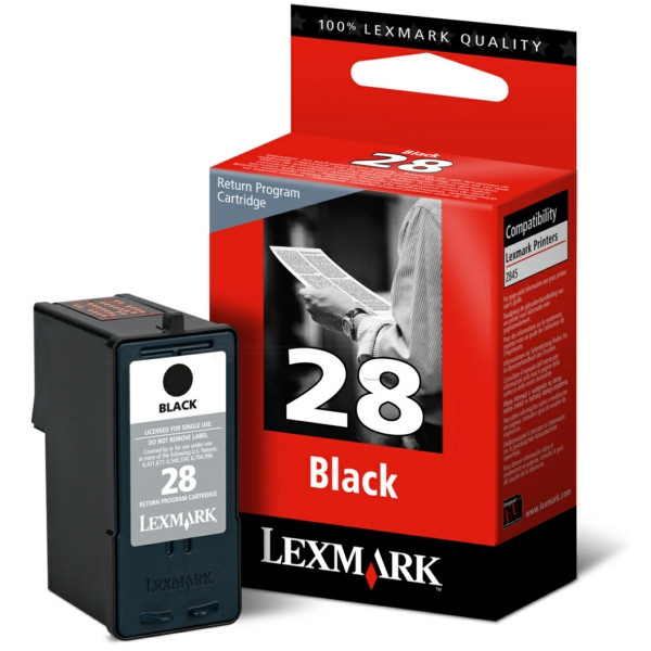 Original Printhead cartridge black Lexmark 18C1428E/28 black