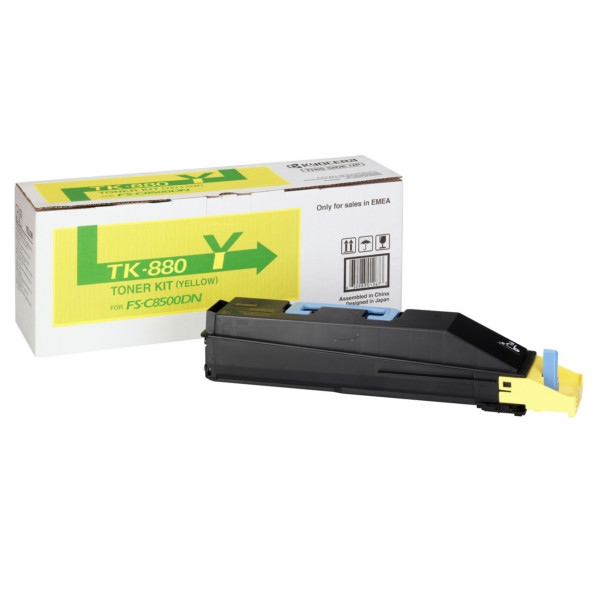 Original Toner yellow Kyocera 1T02KAANL0/TK-880 Y yellow