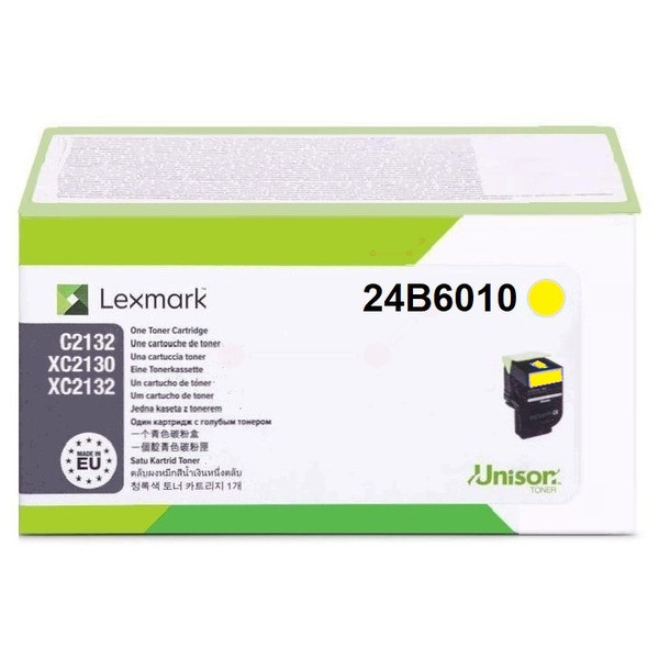 Original Toner yellow Lexmark 24B6010 yellow