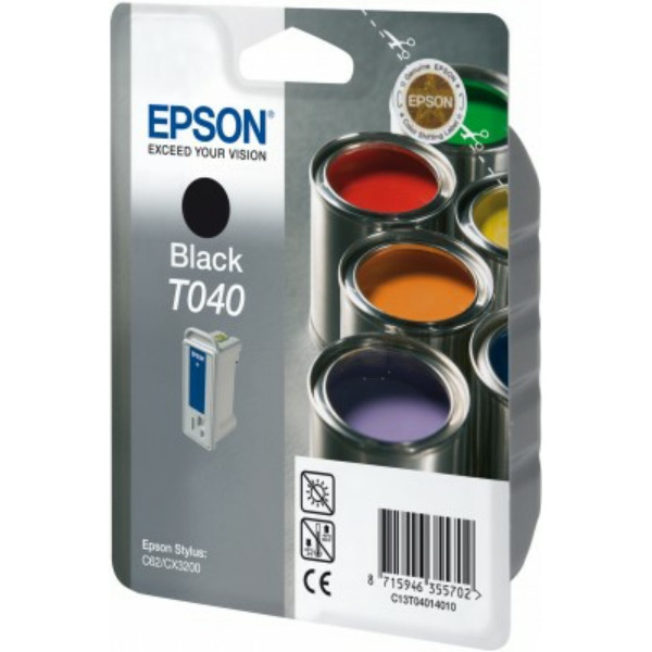 Original Ink cartridge black Epson 4014010/T040 black