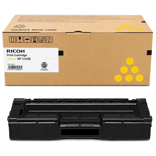 Original Toner yellow Ricoh 407639/SPC 310 E yellow
