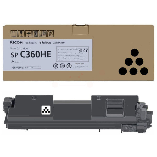 Original Toner black Ricoh 408184/SPC360HE black