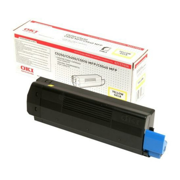 Original Toner yellow OKI 42127454 yellow