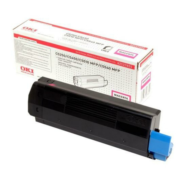 Original Toner magenta OKI 42127455 magenta