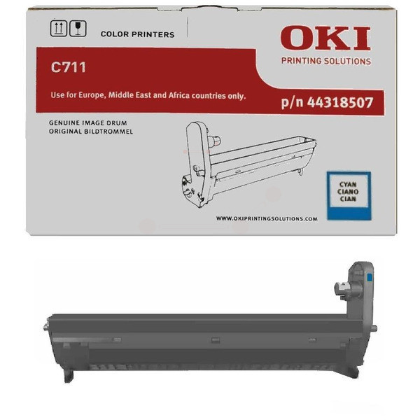 Original Drum kit cyan OKI 44318507 cyan