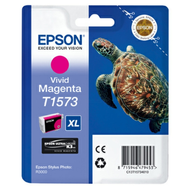 Original Ink cartridge magenta Epson 5734010/T1573 magenta