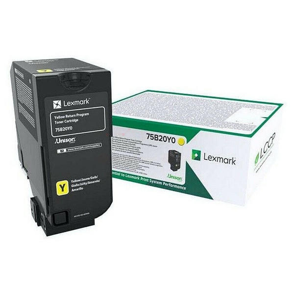 Original Toner yellow Lexmark 75B20Y0 yellow