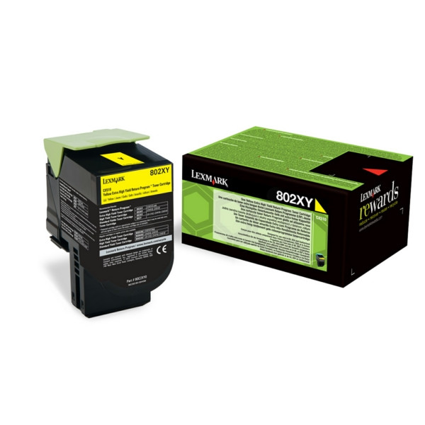 Original Toner gelb Lexmark 80C2XY0/802XY gelb