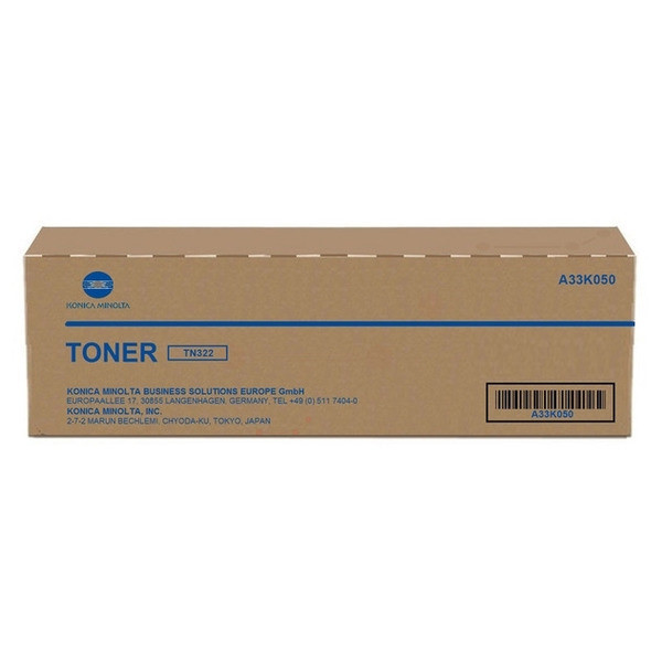 Original Toner black Konica Minolta A33K050/TN-322 black