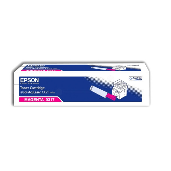 Original Toner magenta Epson C13S050317/0317 magenta